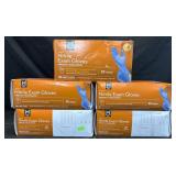 4- Nitrile Exam Gloves large 200 gloves per box