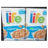 4 2ct boxes Quaker life cereal