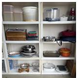 Group of kitchenware, Parini cast iron pots,