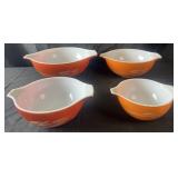 4 piece vintage Pyrex ï¿½Harvest Wheatï¿½ Cinderella