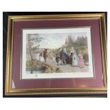 Has S. King framed print ï¿½Sunday Morning in