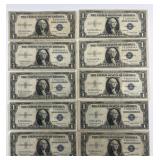10-1935-H $1 Silver Certificate notes