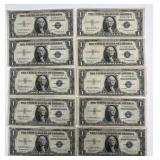 10-1935-H $1 Silver Certificate notes