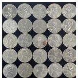 25 steel pennies
