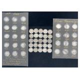 40 Silver Mercury dimes & 12 silver Roosevelt