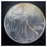 1987 American Silver Eagle 1-ounce .999 fine