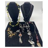 Group of fashion necklaces