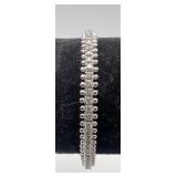 14k gold and diamond bracelet, 7' long, 12.0 dwt