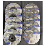 10 new Norton metal grinding wheels: 5-5'x 1/4' x