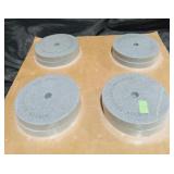 8pk Norton alundum  grinding wheels 60 grit