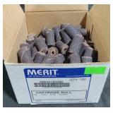 Merit 100ct abrasive rolls 1/2x1 x 1/8