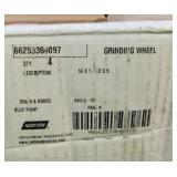 Box of 4 Norton grinding wheels 14x1.5in arbor