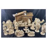 Porcelain nativity scene