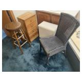 Clothes hamper, chair, stool and cabinet