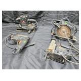 4 Corded Power tools. Black and Decker drill and