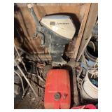 Johnson 9 1/2 horsepower outboard motor with fuel