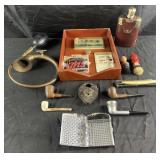 Group of decorative accessories, pipes, straight