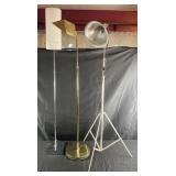 3 floor lamps, 48'-53' high
