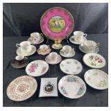 Group of decorated porcelain