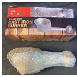 New 50,000 Btu cast iron burner