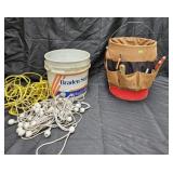 5 Gallon bucket w/ tool skirt. Bucket of stretch