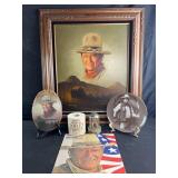 Group of John Wayne collectibles, Peter Shinn