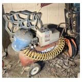 Magna Force 2 hp air compressor, 6' bench