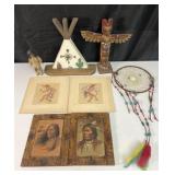 Group of Native American collectibles
