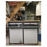 Craftsman 10' Radial Saw on rolling platform. Not