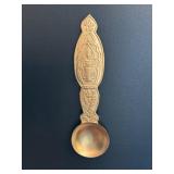 Gold-Colored Fork & Spoon Set with Engraving