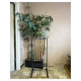 Brass Wind Chimes with Metal Stand