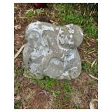 Carved Stone Sculpture of a Seated Figure