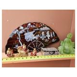 Figurines, Fan Art, Box, and Green Statue