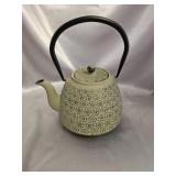 Japanese Cast Iron Teapot w/ Patterned Design