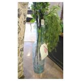 Glass Vase with Floral Arrangements
