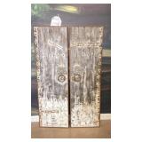 Rustic Tin Panels with Metal Frame