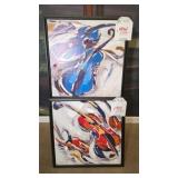 Acrylic Paintings of Violins & Cellos