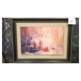 Framed Oil Still Life on Raised Board