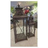 Glass and Metal Lantern Houses