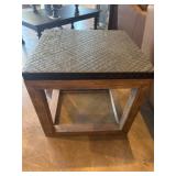 Hooker All-Wood Cube Design End Table