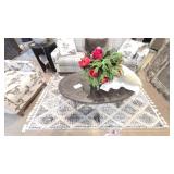 KAS Willow Collection Charcoal Rug