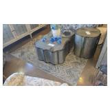 KAS Montreal #4758 Grey Chevron Area Rug