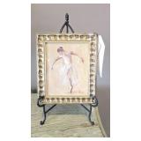 Tabletop Easel with Ballerina Print