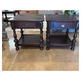 Hekman Matching End Tables with Drawer