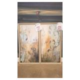 Two-Piece Abstract Artwork With Frames