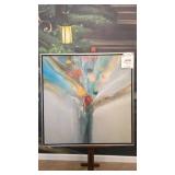 Oil Painting With Soft Bronze Frame