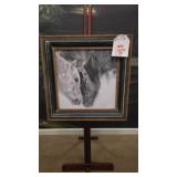 Two-Tone Rustic Wooden Frame, 32x32