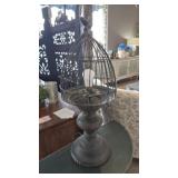28-Inch Tall Bird Cage Lamp