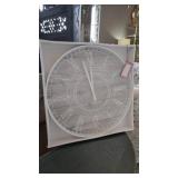 19.5in Urban Farmhouse Wall Clock