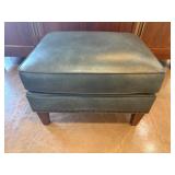Smith Brothers Leather Ottoman 26x21